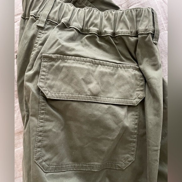 Weekend Max Mara Gitane Military Green Parachute Trousers, women’s size 29 - Picture 11 of 11